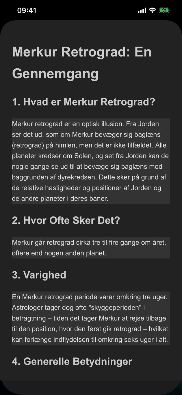Klare guider til hver retrograd, og hvordan du navigerer den.