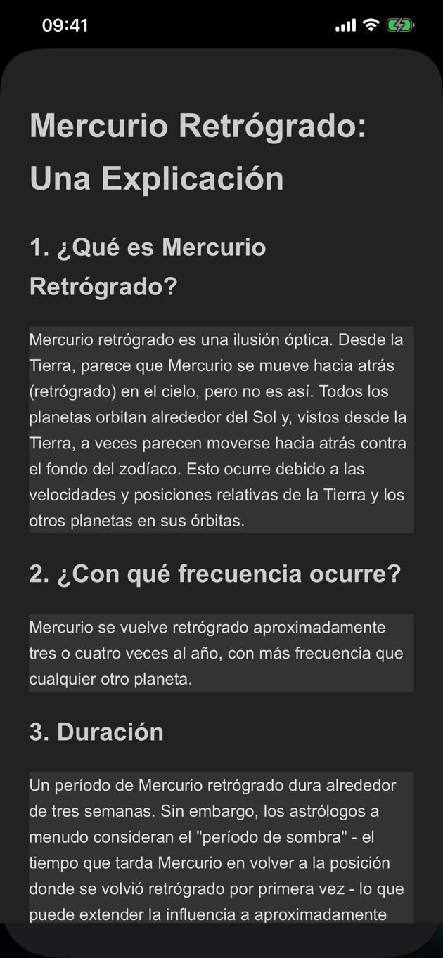 Guías claras de cada retrogradación y cómo transitarla.