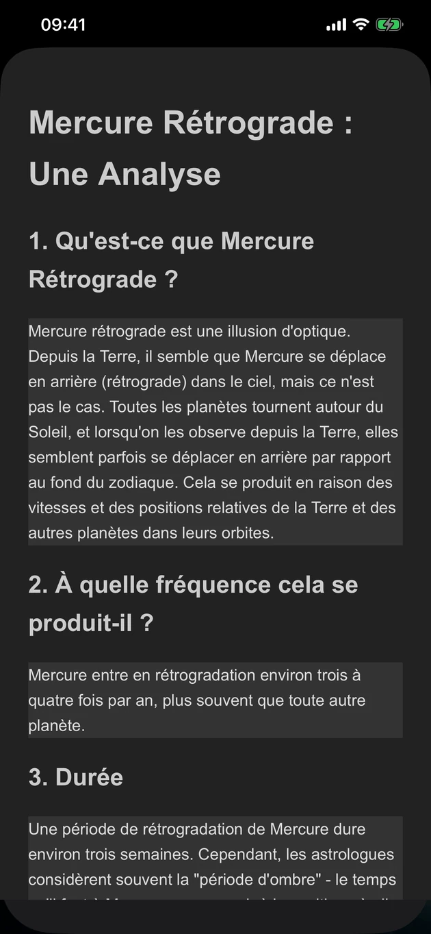 Des guides clairs sur chaque rétrogradation et comment la traverser.
