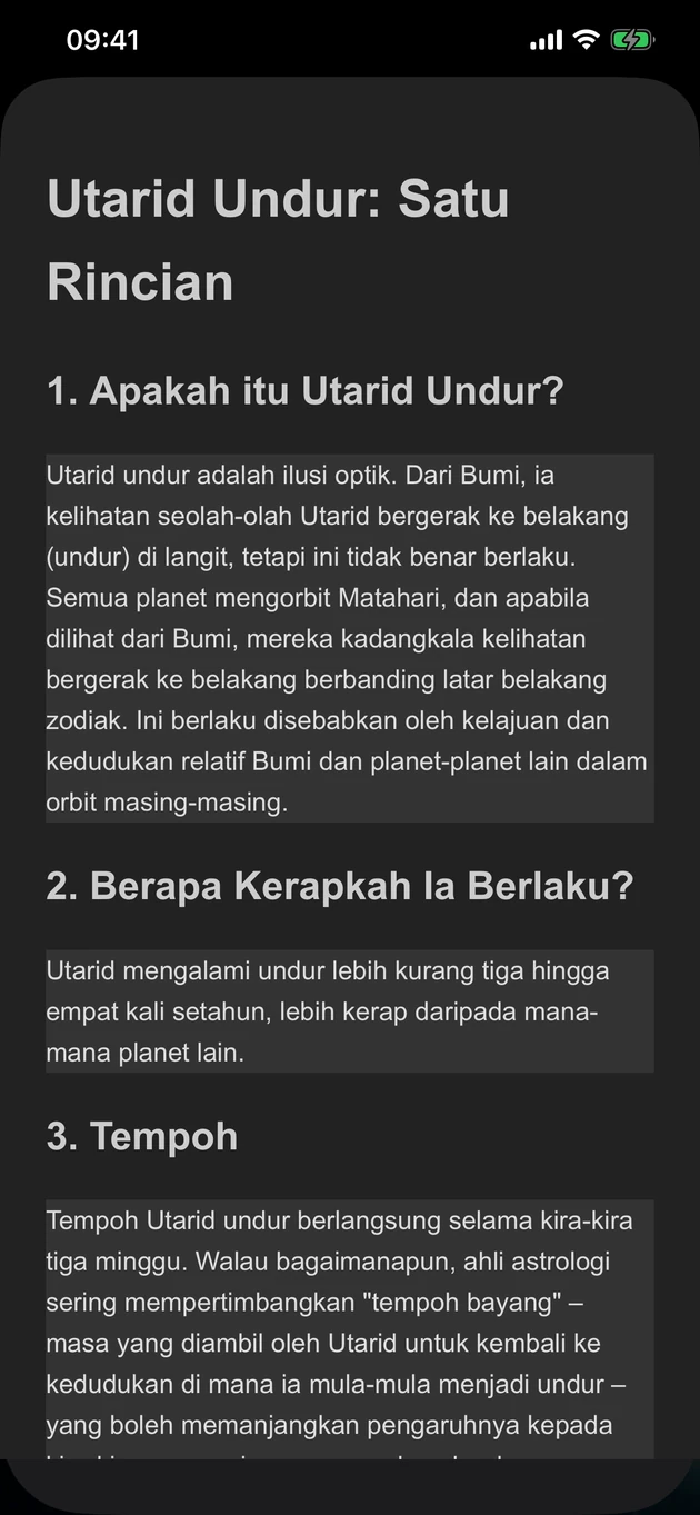 Panduan jelas tentang undur setiap planet dan cara menghadapinya.