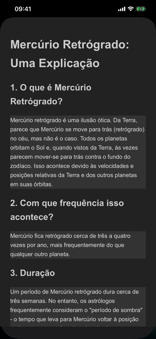 Guias claros sobre cada retrogradação e como a atravessar.