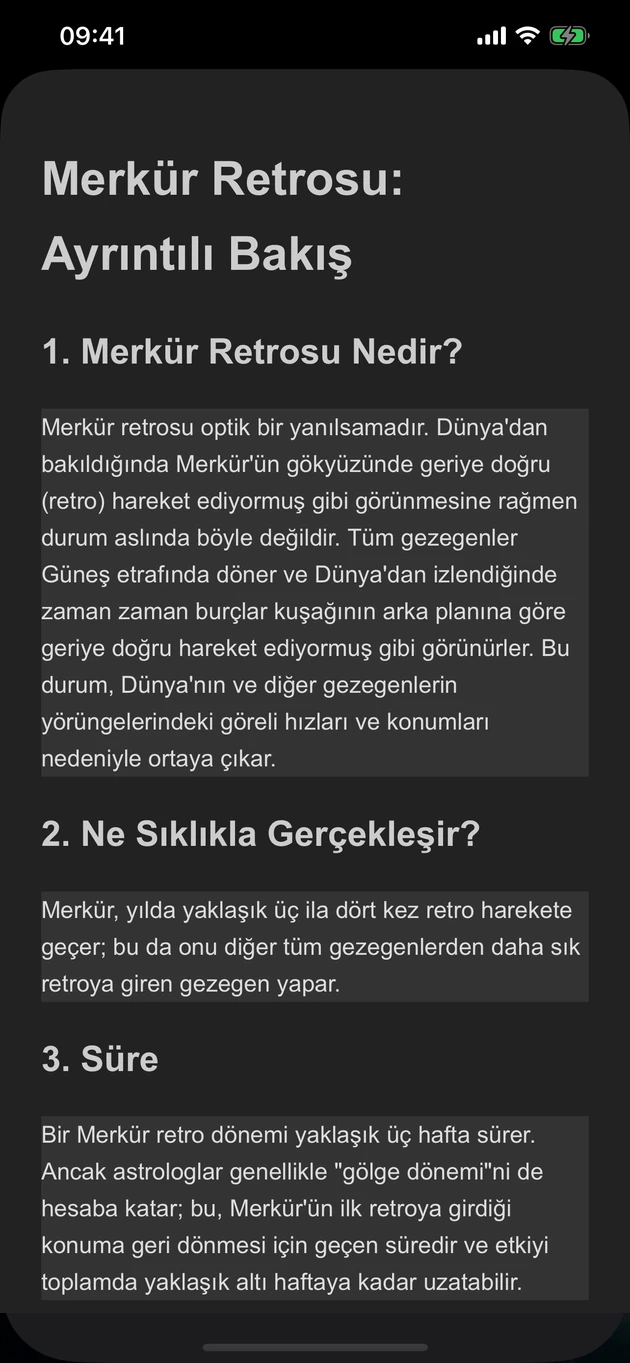 Her gezegenin retrosu ve onu nasıl yöneteceğine dair net rehberler.